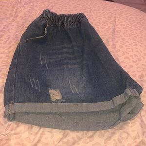 Blue Jean shorts